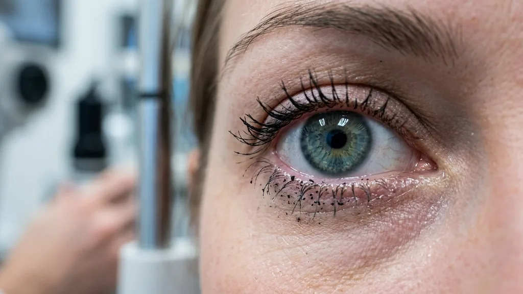 can i wear mascara to an eye exam