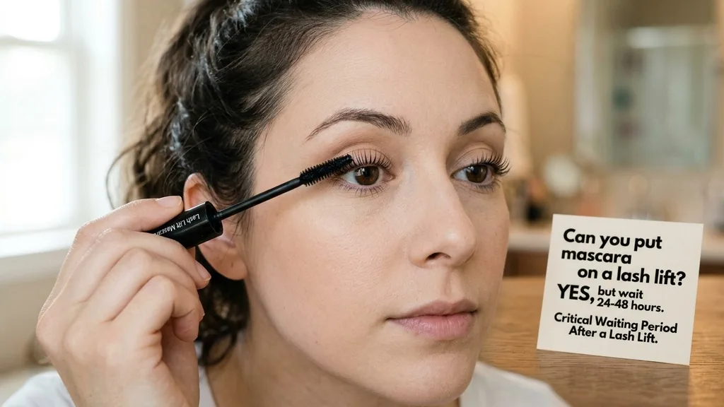 can you put mascara on a lash lift