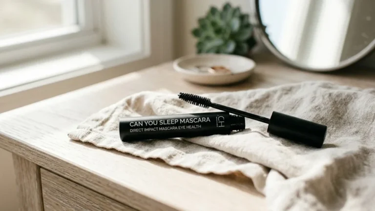 can you sleep with mascara on