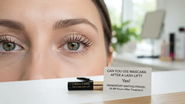can you use mascara after a lash lift