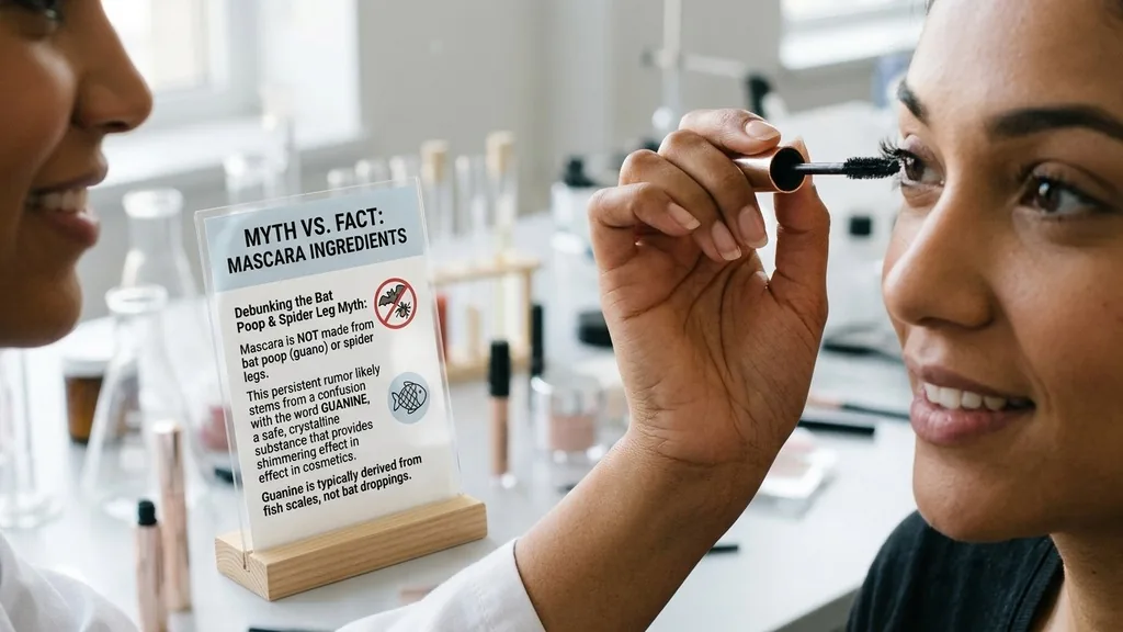 Debunking the Bat Poop and Spider Leg Myths - what animal is mascara made of