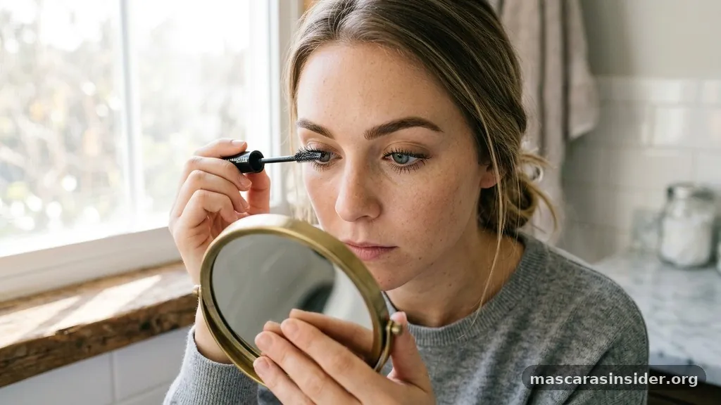 how to apply mascara