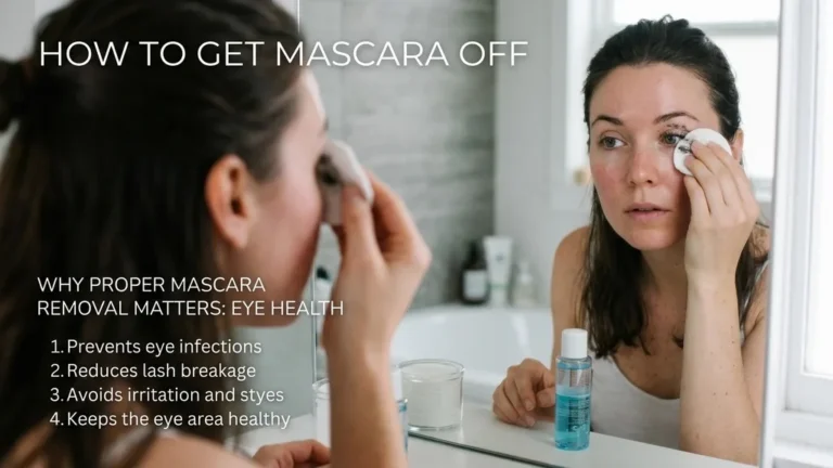 how to get mascara off