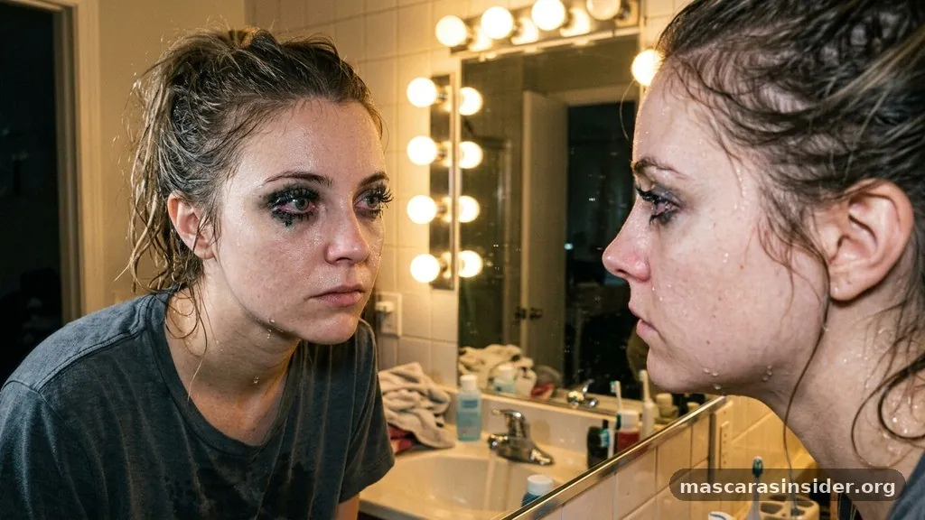 how to get waterproof mascara off