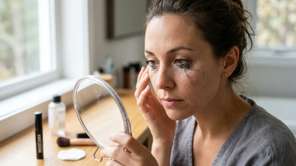 how to keep mascara from smudging under eyes