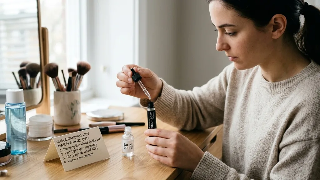 how to make mascara less dry