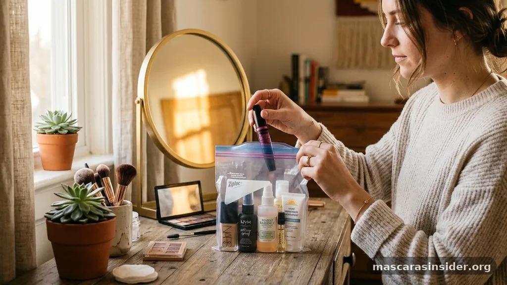 How to Pack Makeup for a Flight Without Hassle - does mascara count as a liquid tsa