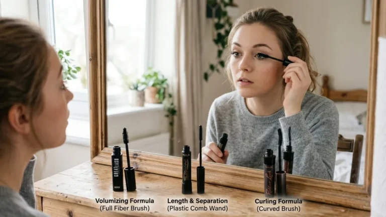 how to put on mascara