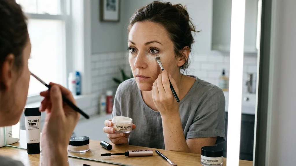 how to stop mascara from smudging under eyes
