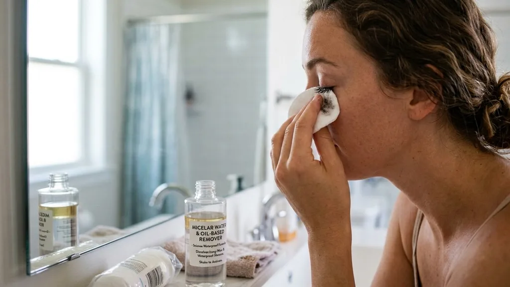 how to take waterproof mascara off