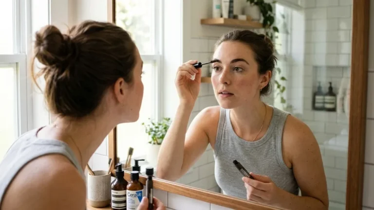 how to use brow mascara