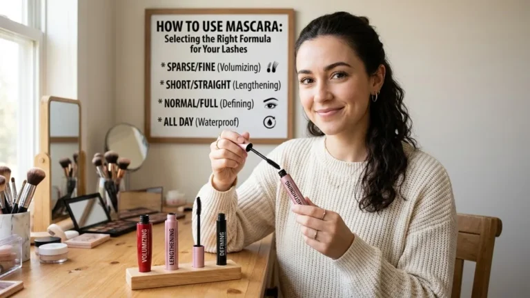 how to use mascara