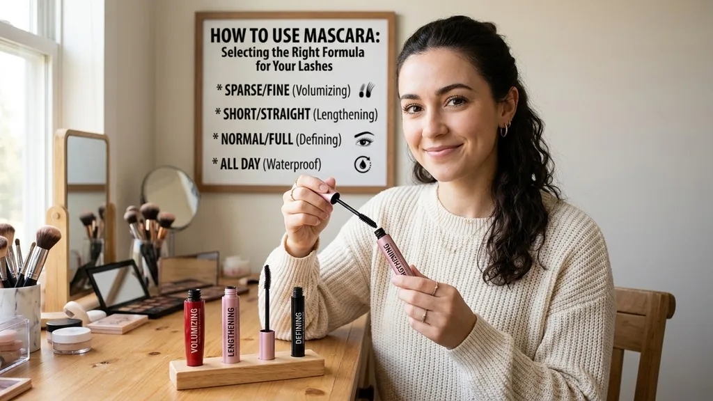 how to use mascara