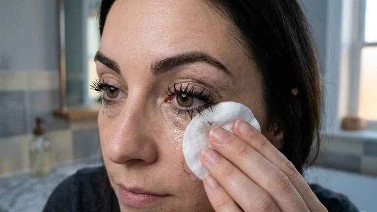 how to wash off mascara