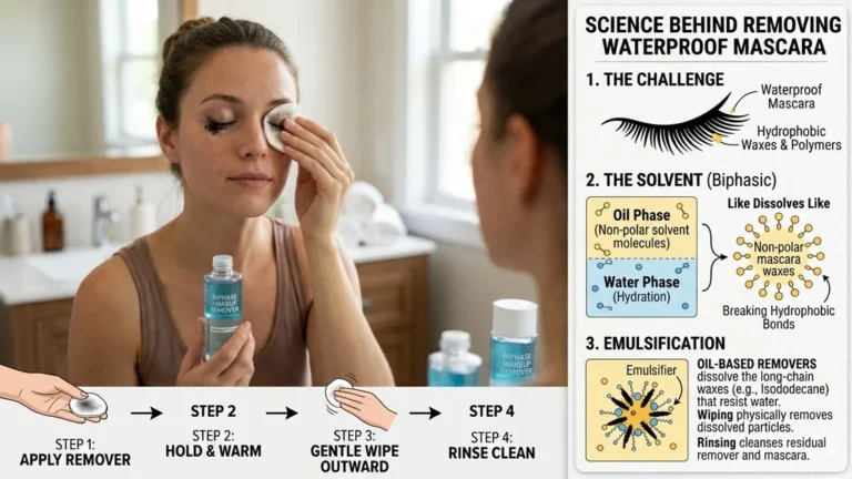how to wash off waterproof mascara