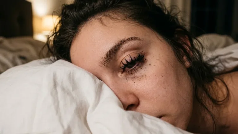 is sleeping with mascara bad