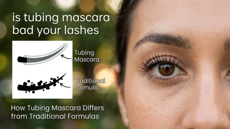 is tubing mascara bad for your lashes