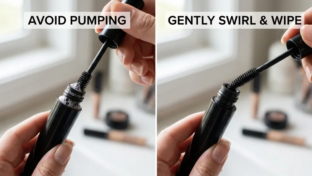 Mastering the Application Technique - how to make mascara less clumpy