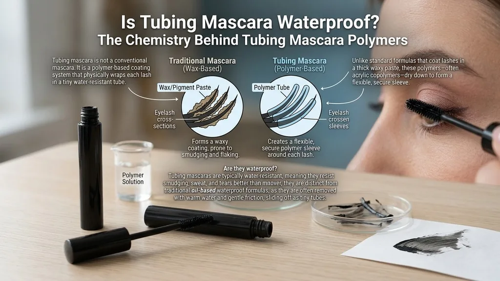 The Chemistry Behind Tubing Mascara Polymers - is tubing mascara waterproof