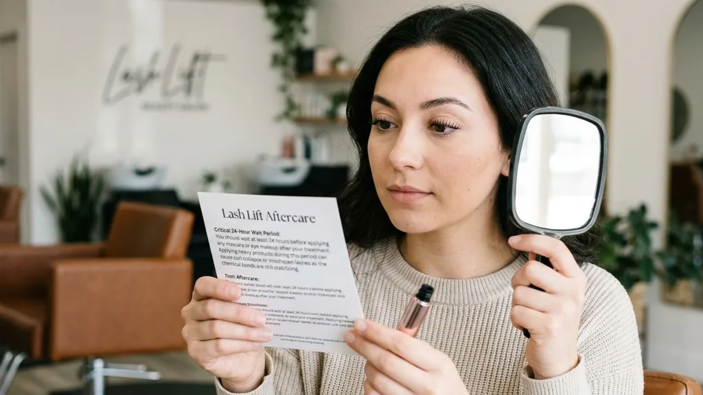 The Critical 24-Hour Wait Period - can you wear mascara after a lash lift