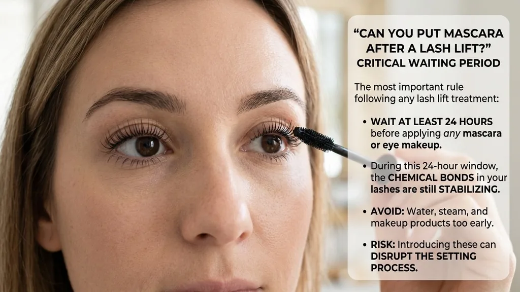 The Critical Waiting Period After a Lash Lift - can you put mascara on a lash lift