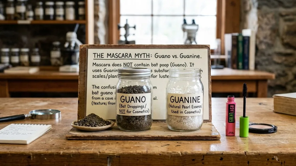 The Origin of the Bat Poop Myth - is mascara made out of bat poop