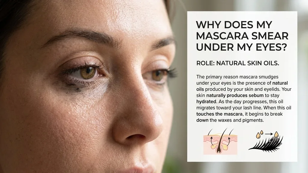 The Role of Natural Skin Oils - why does my mascara smear under my eyes