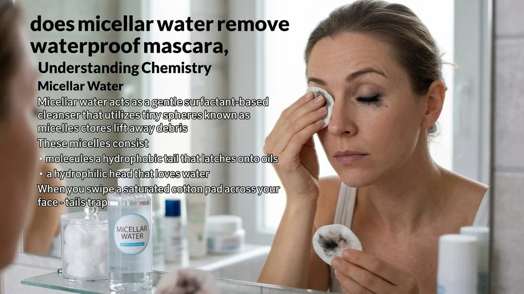 Understanding the Chemistry of Micellar Water - does micellar water remove waterproof mascara