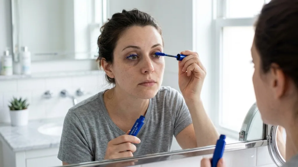 Understanding the Color Theory Behind Blue Lashes - how to wear blue mascara