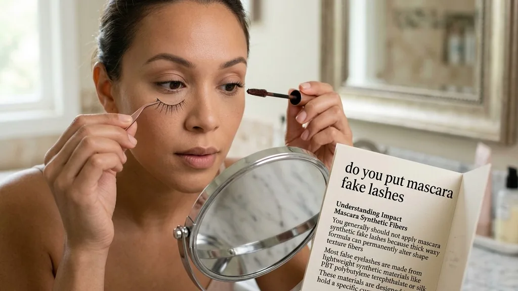 Understanding the Impact of Mascara on Synthetic Fibers - do you put mascara on fake lashes