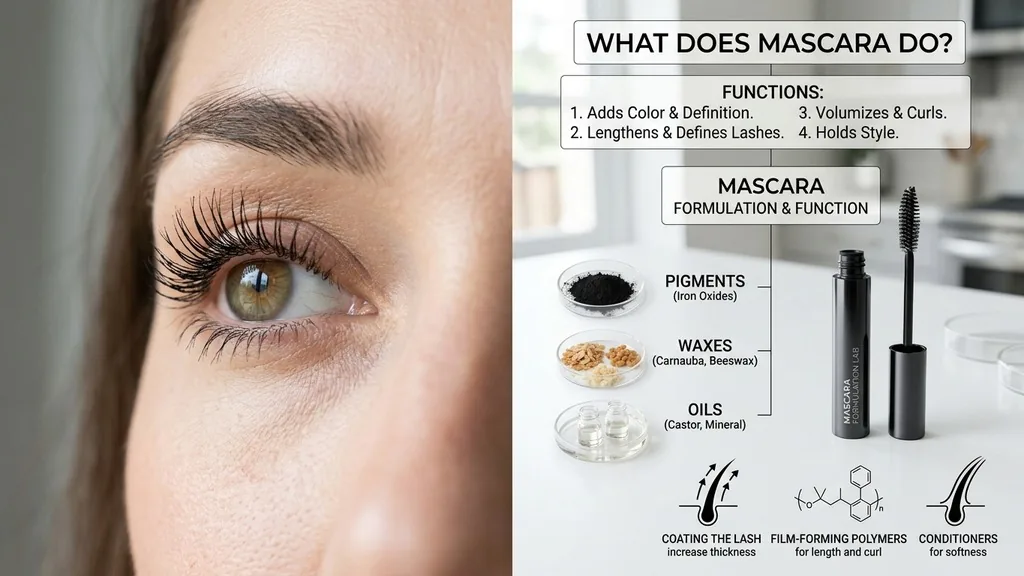 what does mascara do