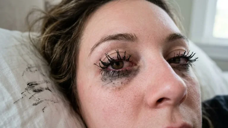 what happens if u sleep with mascara