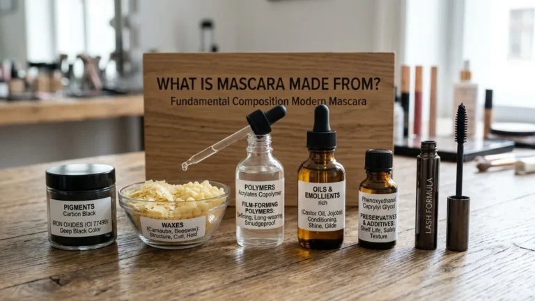what is mascara made from